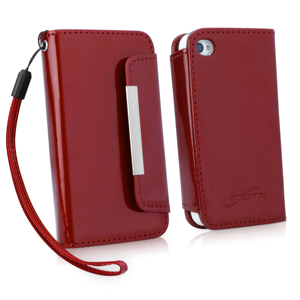 Patent Leather Clutch iPhone 4 Case