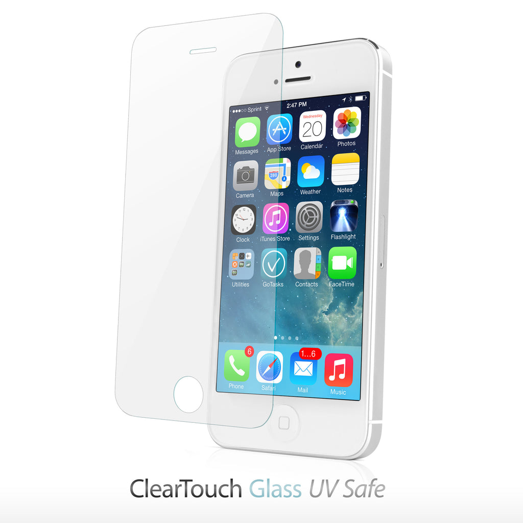 ClearTouch Glass UV Safe - Apple iPhone 5 Screen Protector