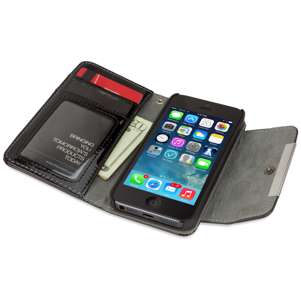 Designio Patent Leather Clutch Case - Apple iPhone 5 Case