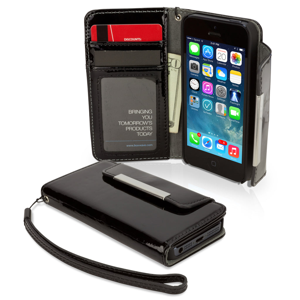 Designio Patent Leather Clutch Case - Apple iPhone 5 Case