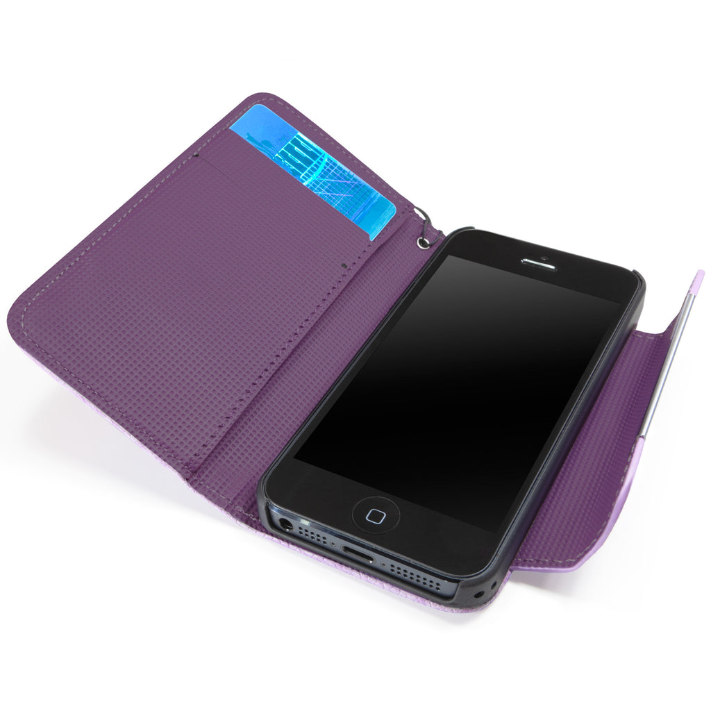 Leather Clutch Case - Apple iPhone 5 Case