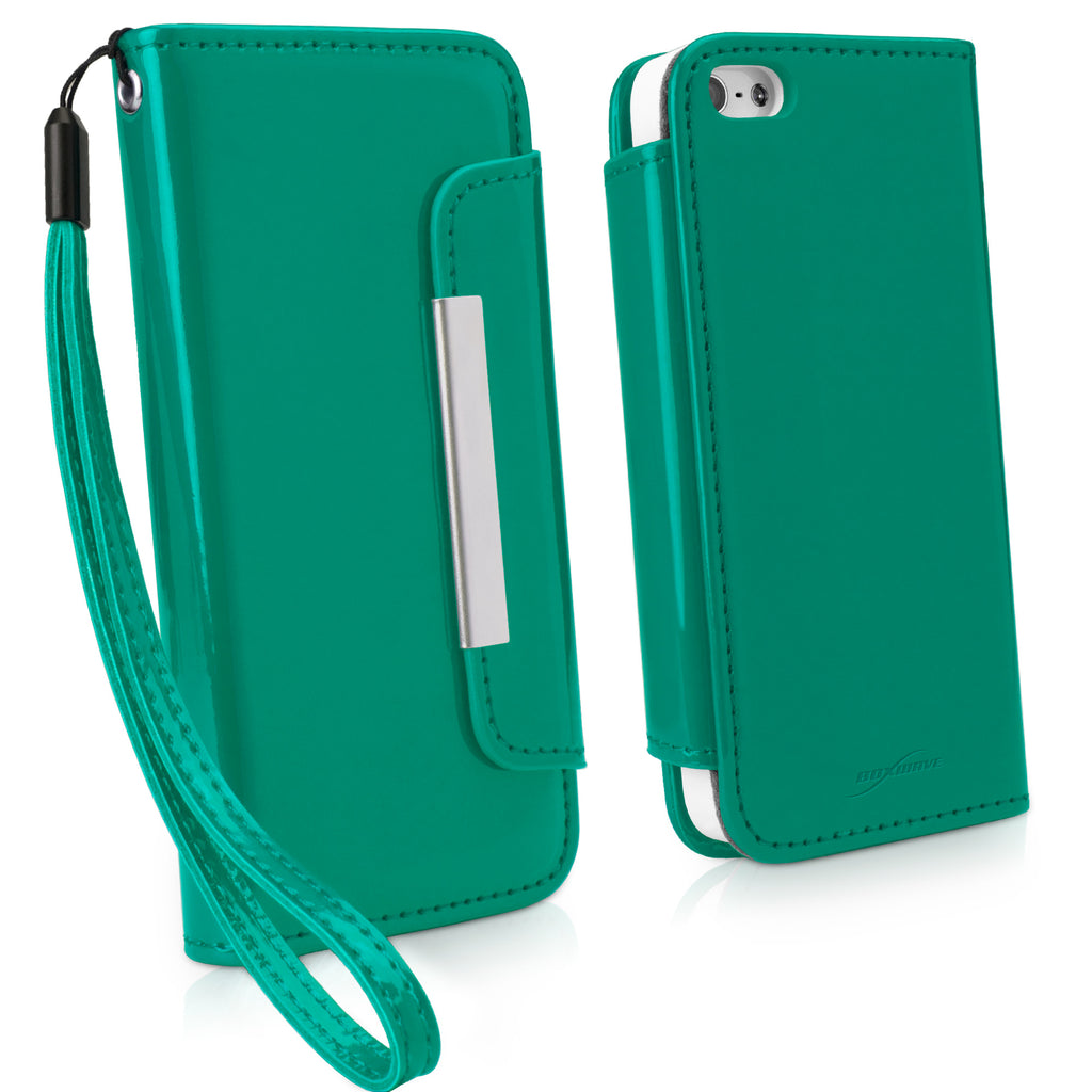 Patent Leather Clutch iPhone SE Case