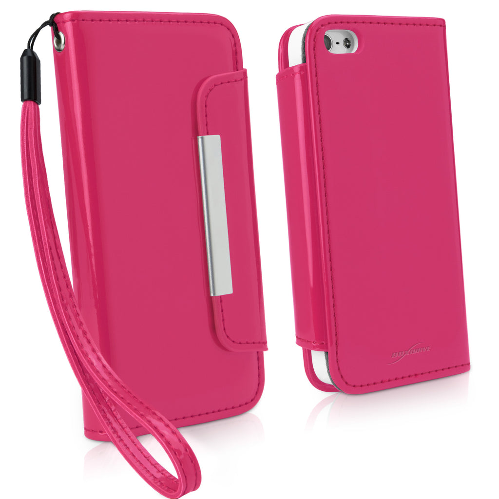 Patent Leather Clutch iPhone SE Case