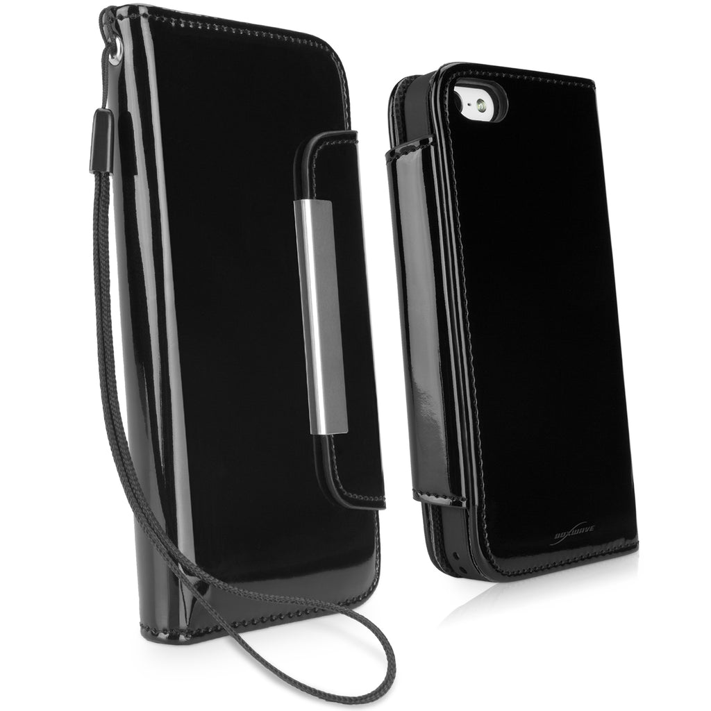 Patent Leather Clutch iPhone SE Case