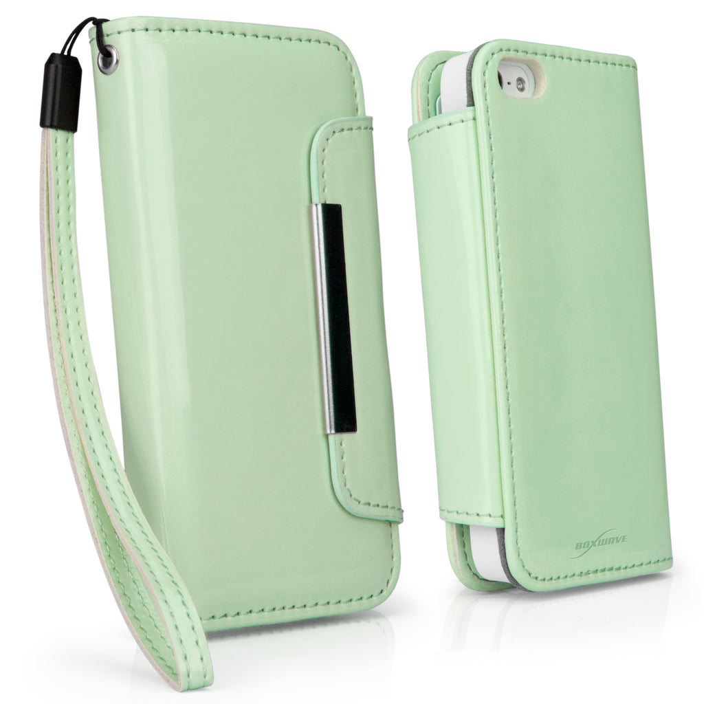 Patent Leather Clutch iPhone SE Case