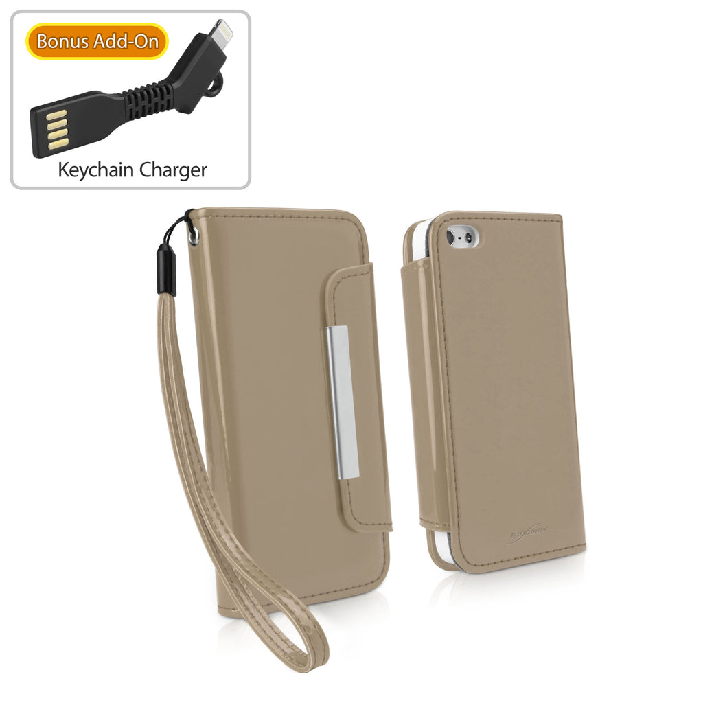 Patent Leather Clutch Case - Apple iPhone SE Case