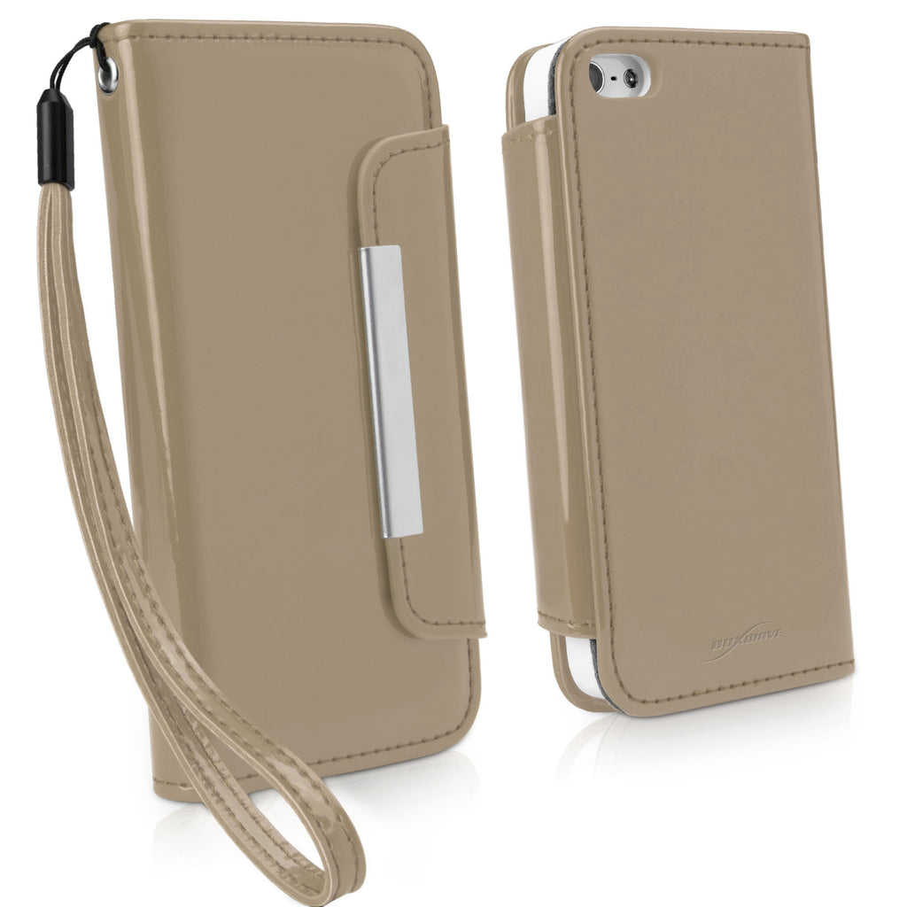 Patent Leather Clutch iPhone SE Case