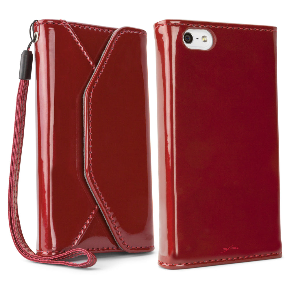 Patent Leather Wallet iPhone 5 Case