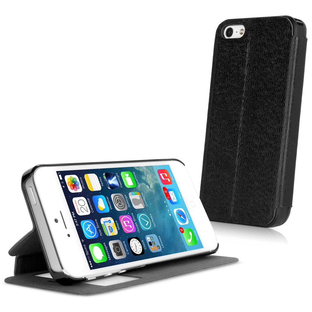 SlimFlip Stand iPhone SE Case