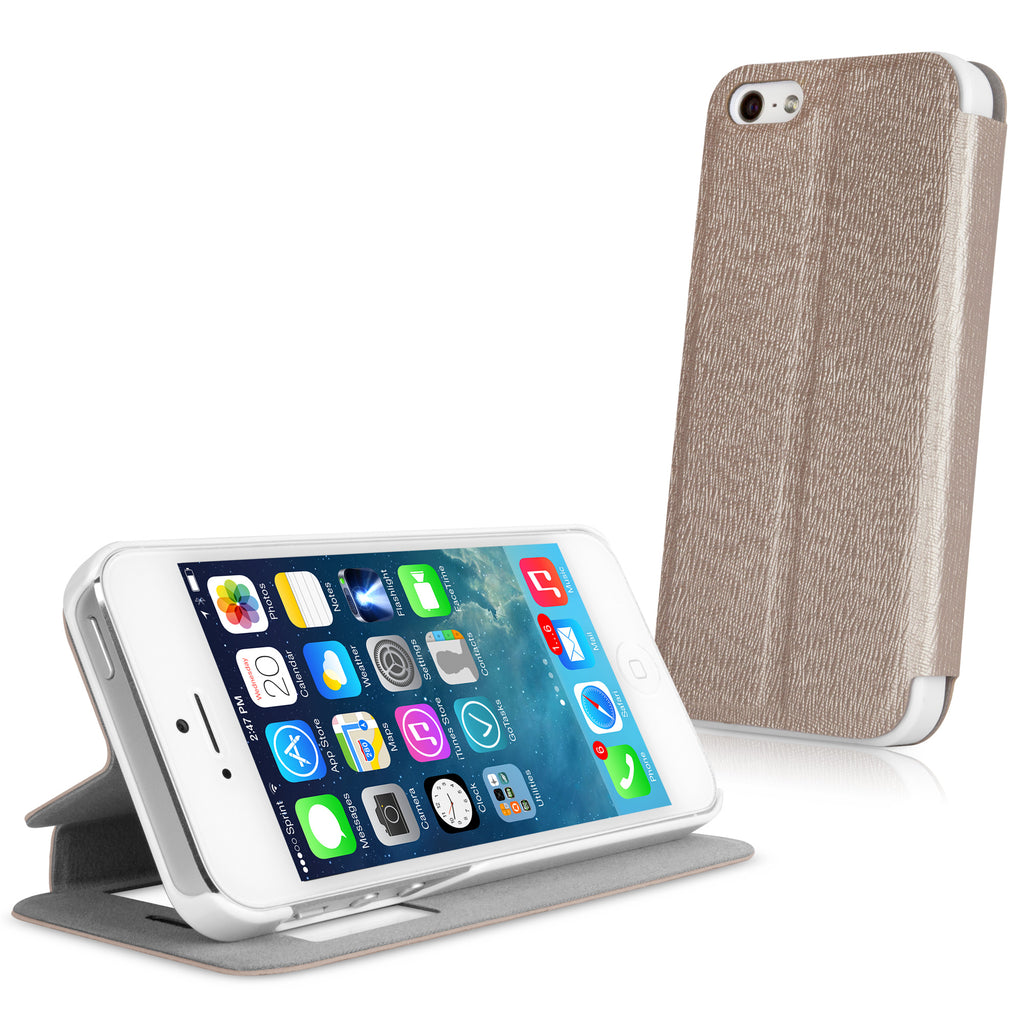 SlimFlip Stand iPhone SE Case