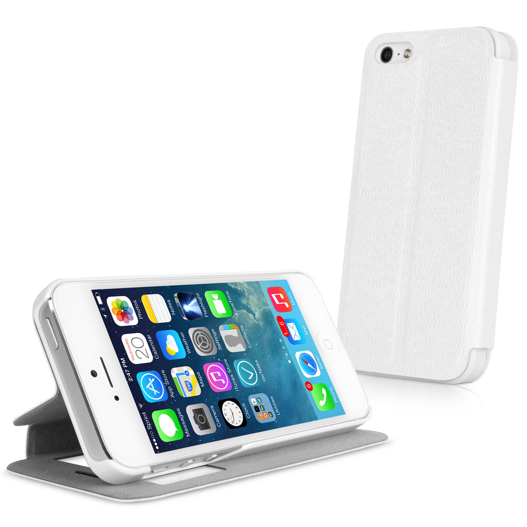 SlimFlip Stand iPhone SE Case