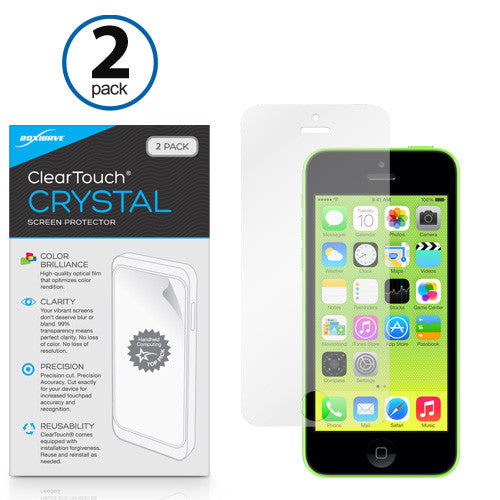 ClearTouch Crystal (2-Pack) - Apple iPhone 5c Screen Protector