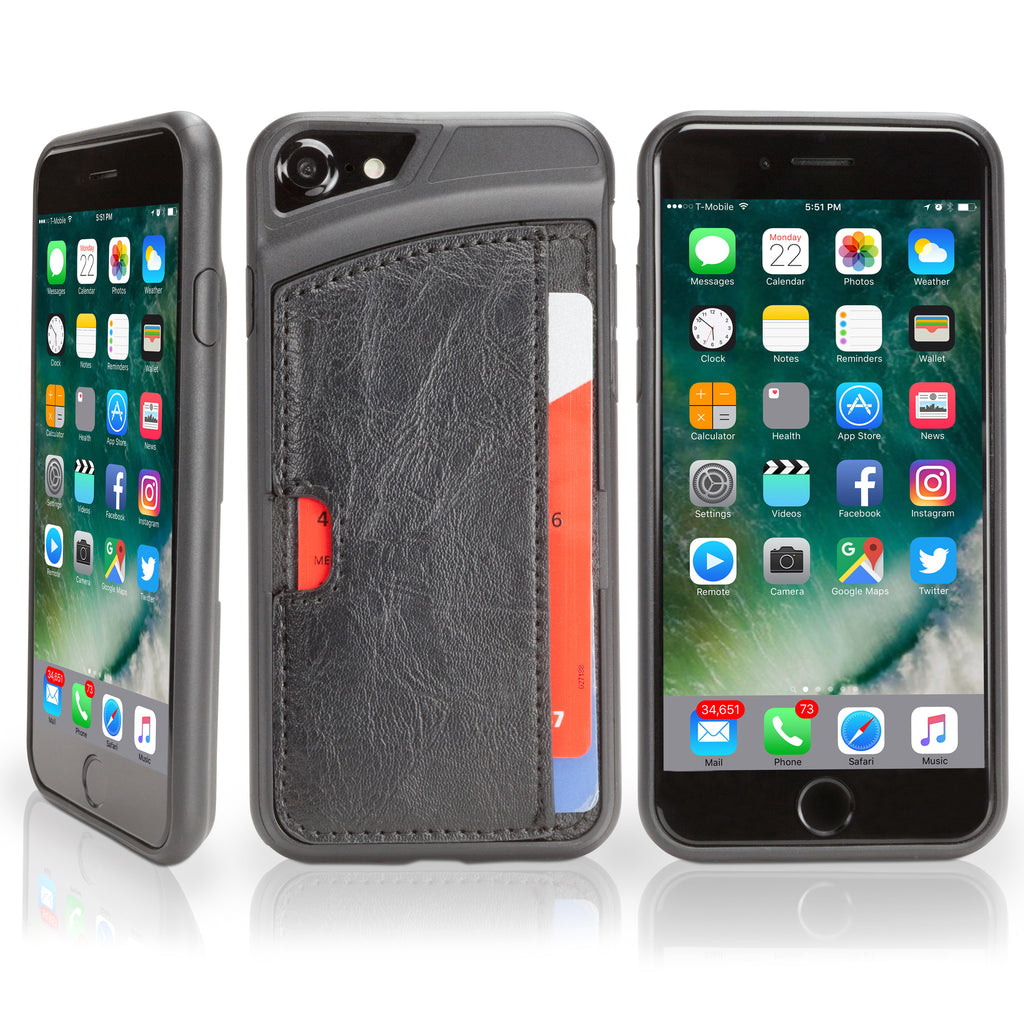 Leather CardWallet Case - Apple iPhone 7 Case