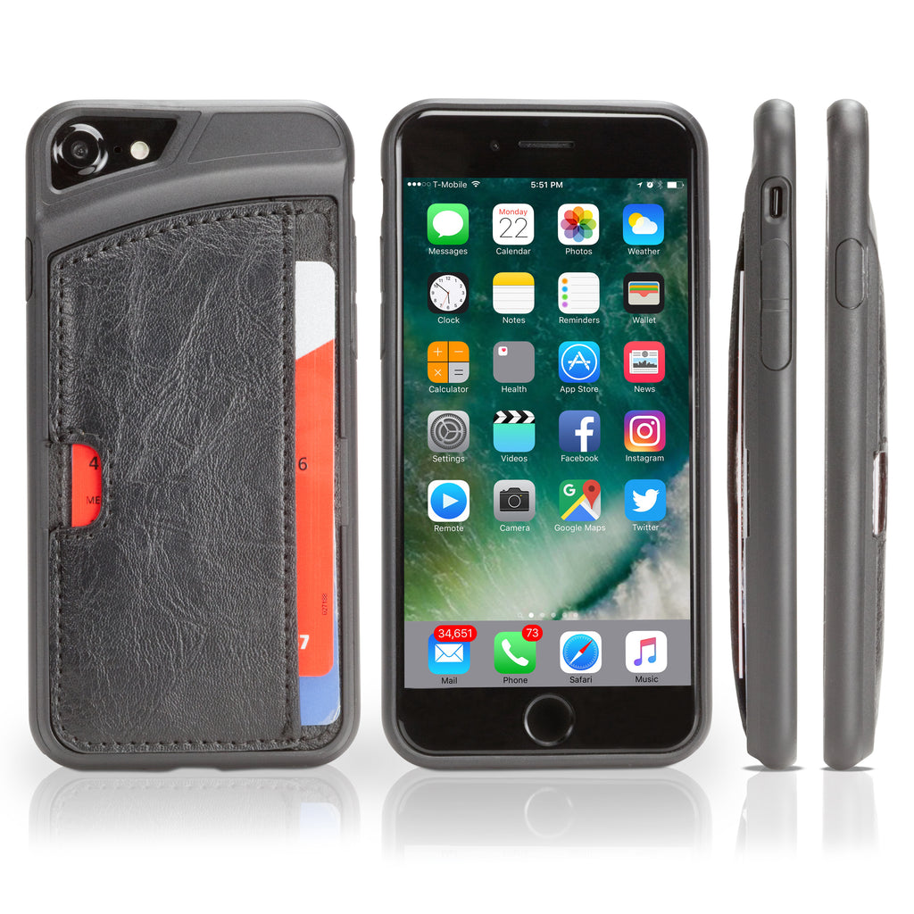 Leather CardWallet Case - Apple iPhone 7 Case