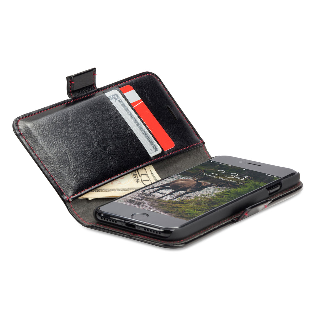 Designio Leather Wallet Case - Apple iPhone 7 Case