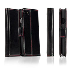 Designio Leather Wallet Case - Apple iPhone 8 Case