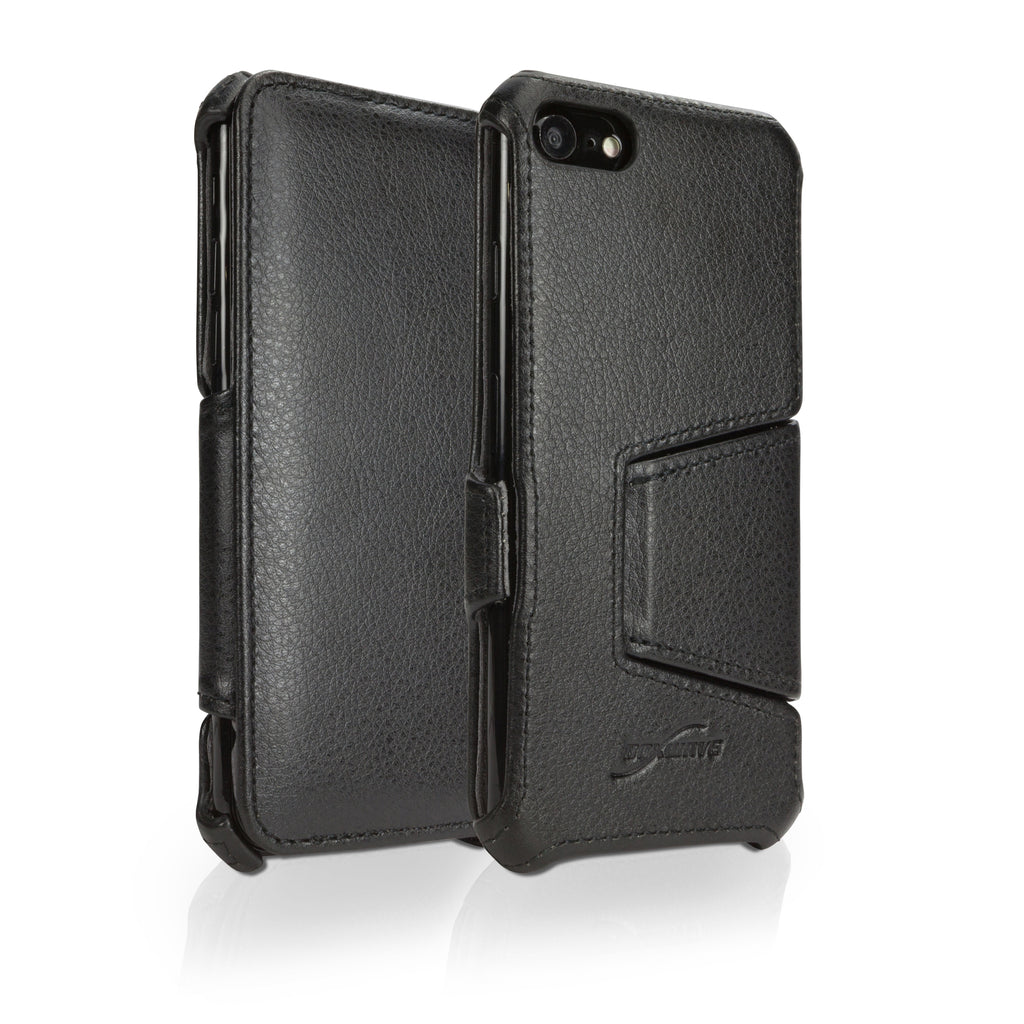 Leather Book Jacket - Apple iPhone 8 Case