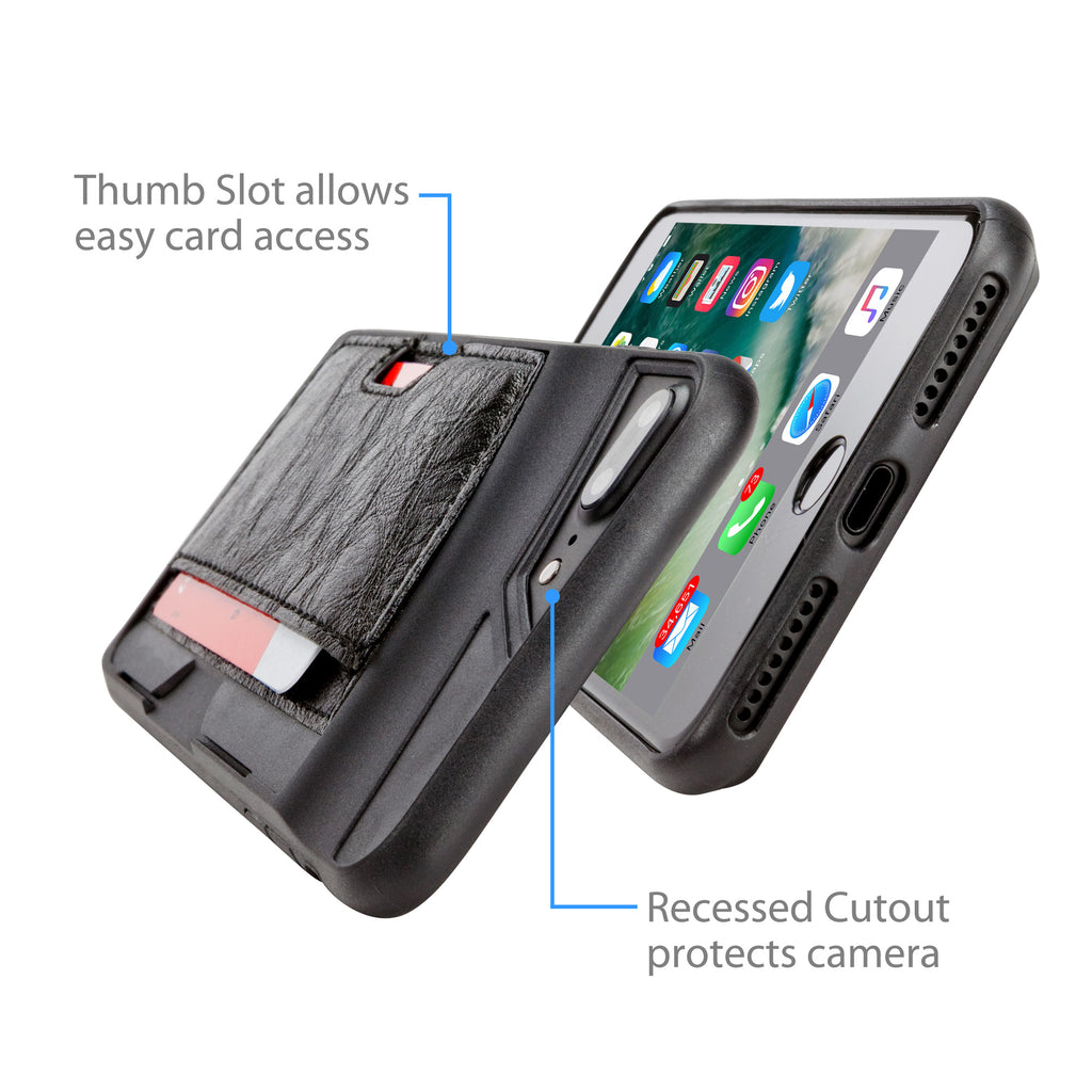 Leather CardWallet Case - Apple iPhone 7 Plus Case