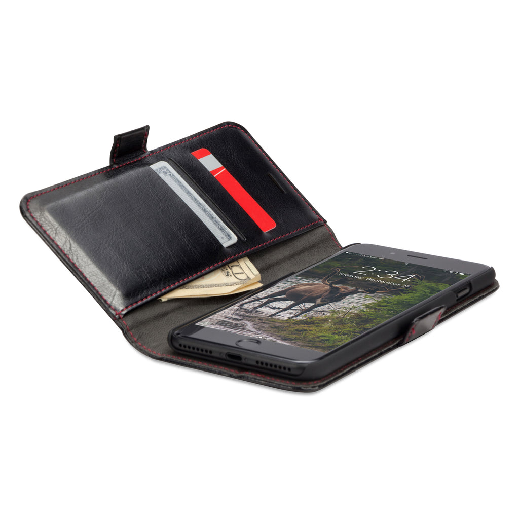 Designio Leather Wallet Case - Apple iPhone 7 Plus Case