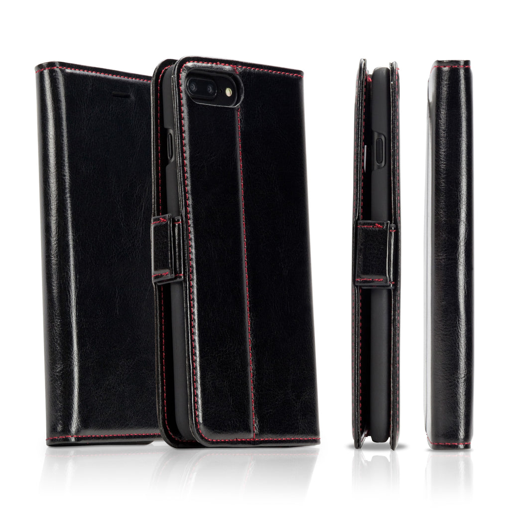 Designio Leather Wallet Case - Apple iPhone 7 Plus Case
