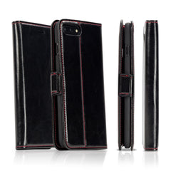 Designio Leather Wallet Case - Apple iPhone 8 Plus Case