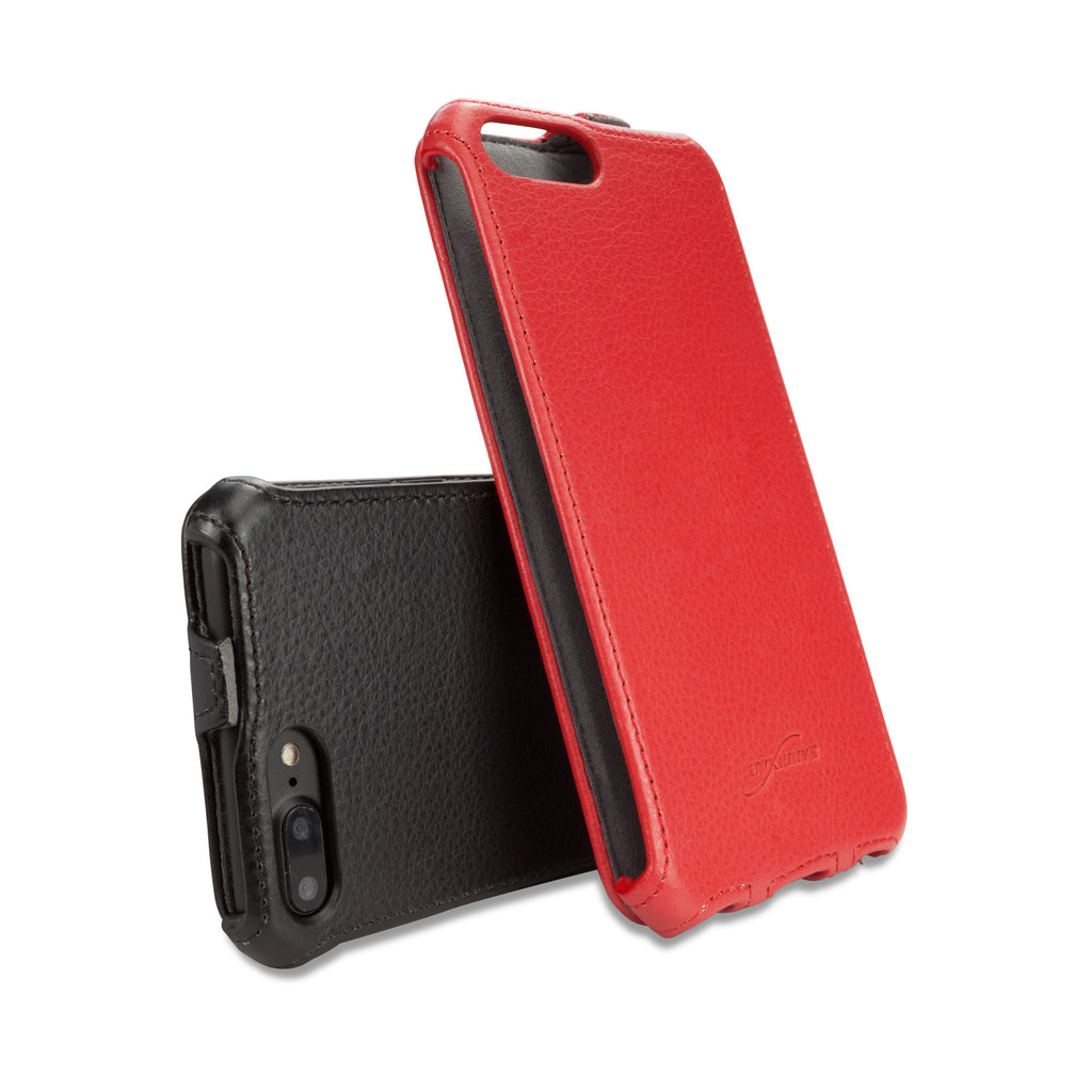Leather Flip Case - Apple iPhone 8 Plus Case