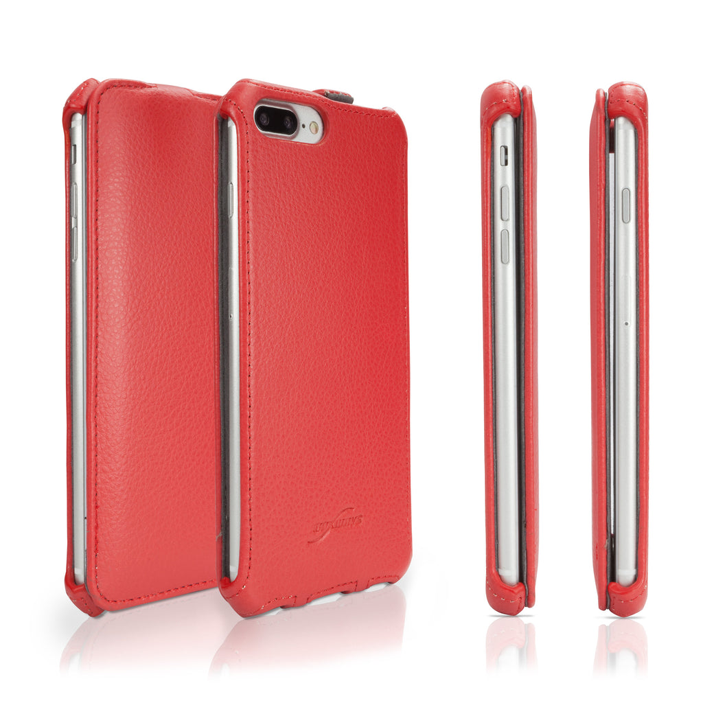 Leather Flip Case - Apple iPhone 7 Plus Case