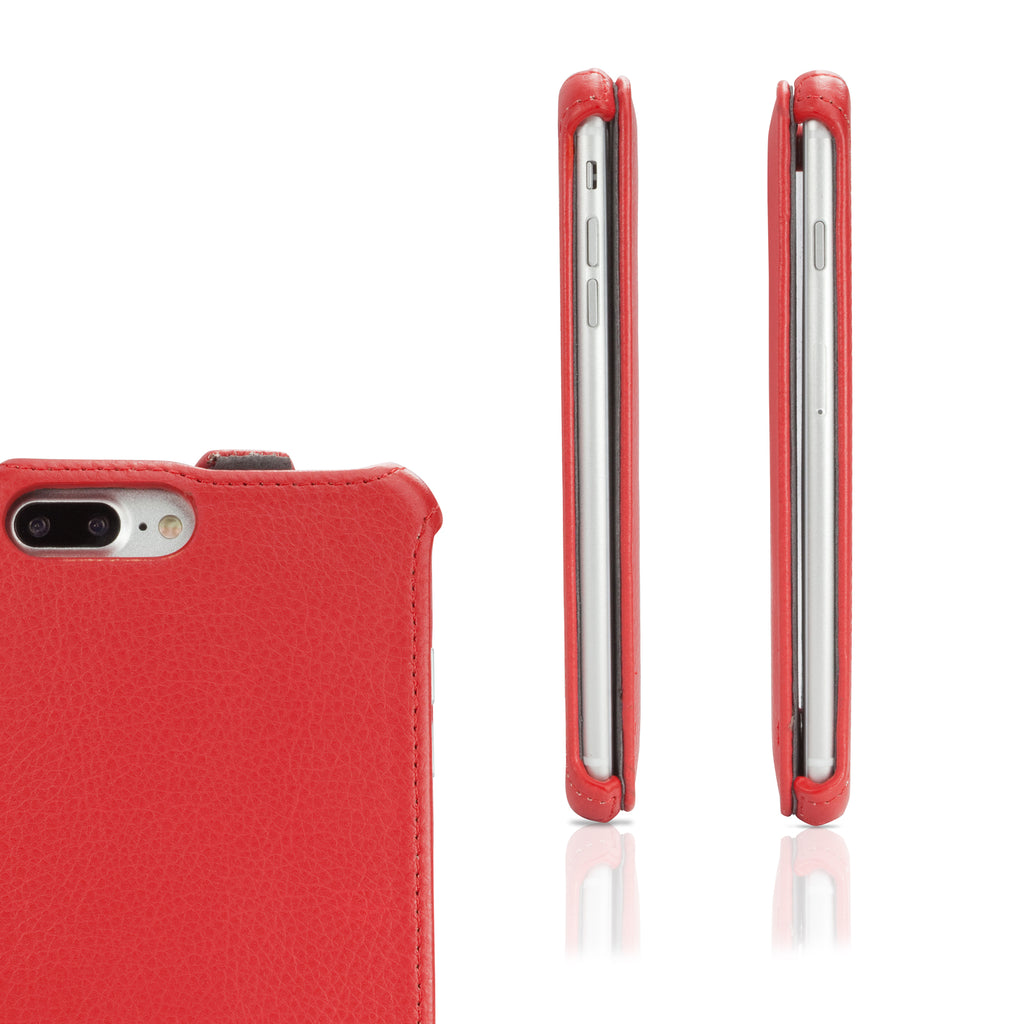 Leather Flip Case - Apple iPhone 8 Plus Case