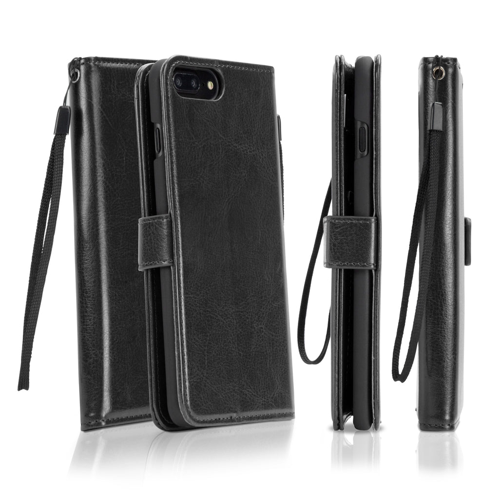 Leather Wallet Case - Apple iPhone 8 Plus Case
