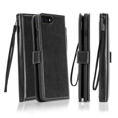 Leather Wallet Case - Apple iPhone 8 Plus Case