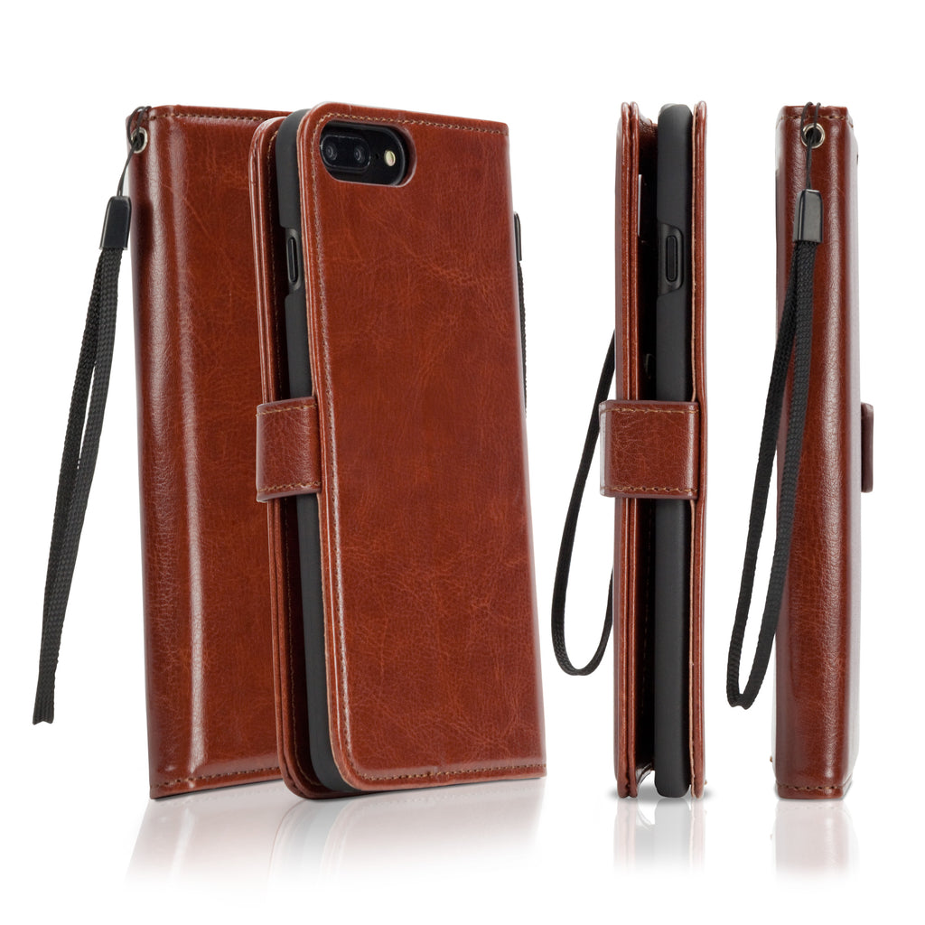 Leather Wallet Apple iPhone 8 Plus Case