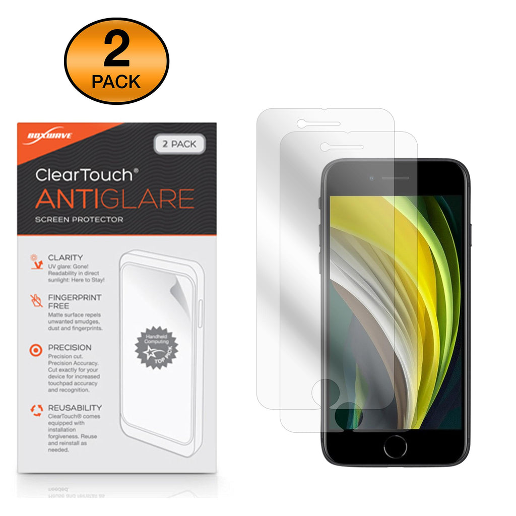 ClearTouch Anti-Glare (2-Pack) - Apple iPhone SE (2020) Screen Protector