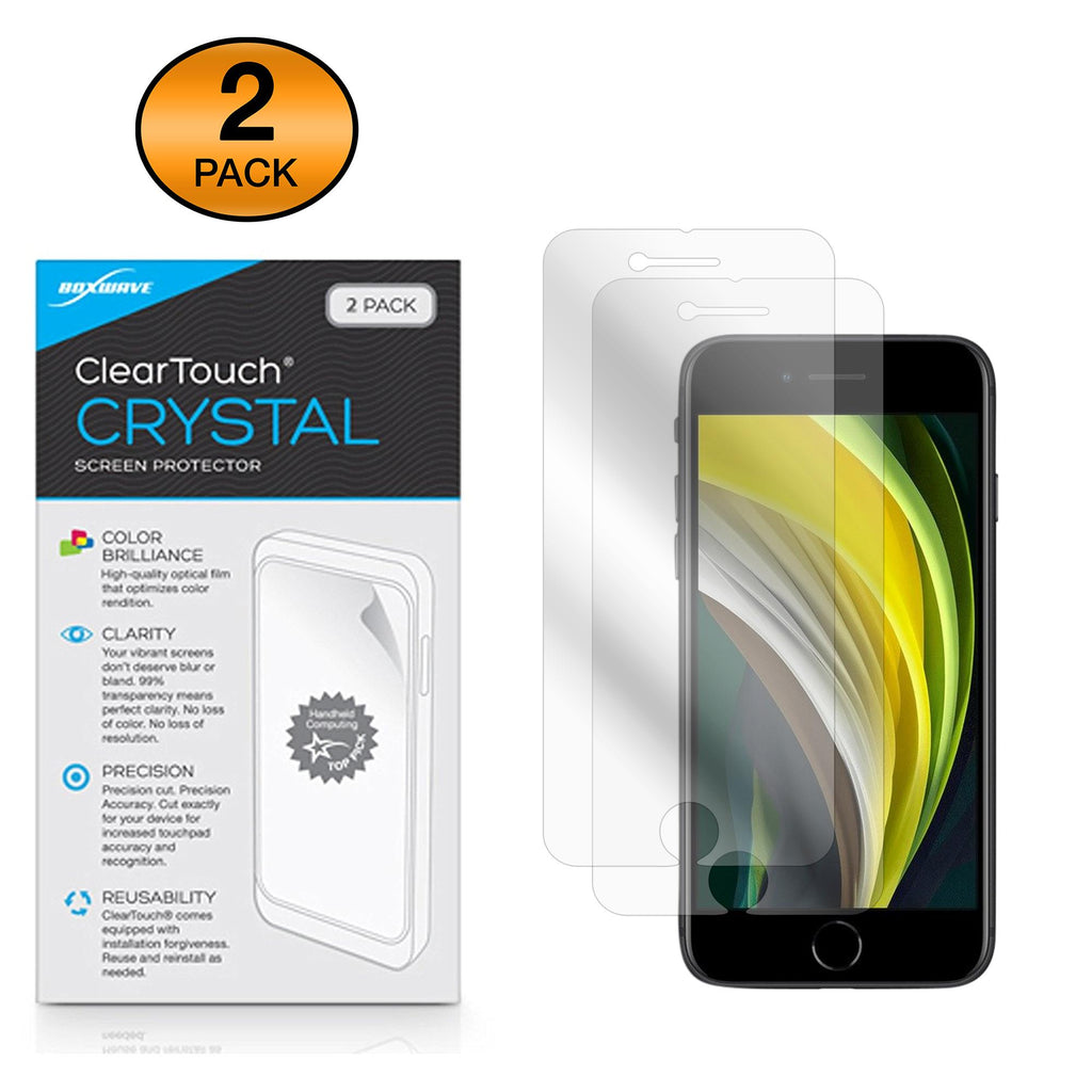 ClearTouch Crystal (2-Pack) - Apple iPhone SE (2020) Screen Protector