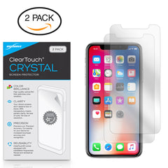 ClearTouch Crystal (2-Pack) - Apple iPhone XS Screen Protector