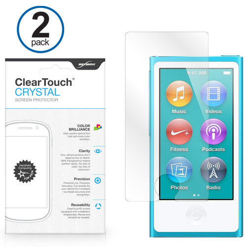 ClearTouch Crystal (2-Pack) - Apple New iPod Nano 7 Screen Protector