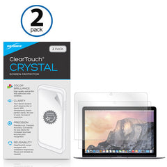 ClearTouch Crystal (2-Pack) - Apple MacBook with Retina Display (2015) Screen Protector