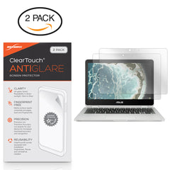 ClearTouch Anti-Glare (2-Pack) - Asus Chromebook Flip C302CA Screen Protector