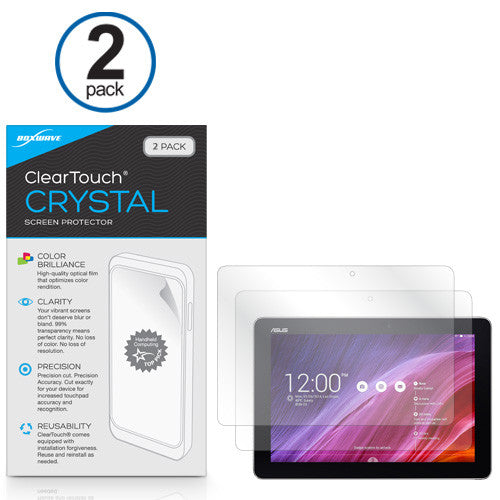 ClearTouch Crystal (2-Pack) - Asus Memo Pad 10 ME103K Screen Protector