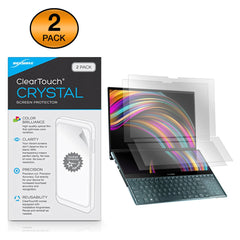 ClearTouch Crystal (2-Pack) - Asus ZenBook Pro Duo (UX581GV) Screen Protector
