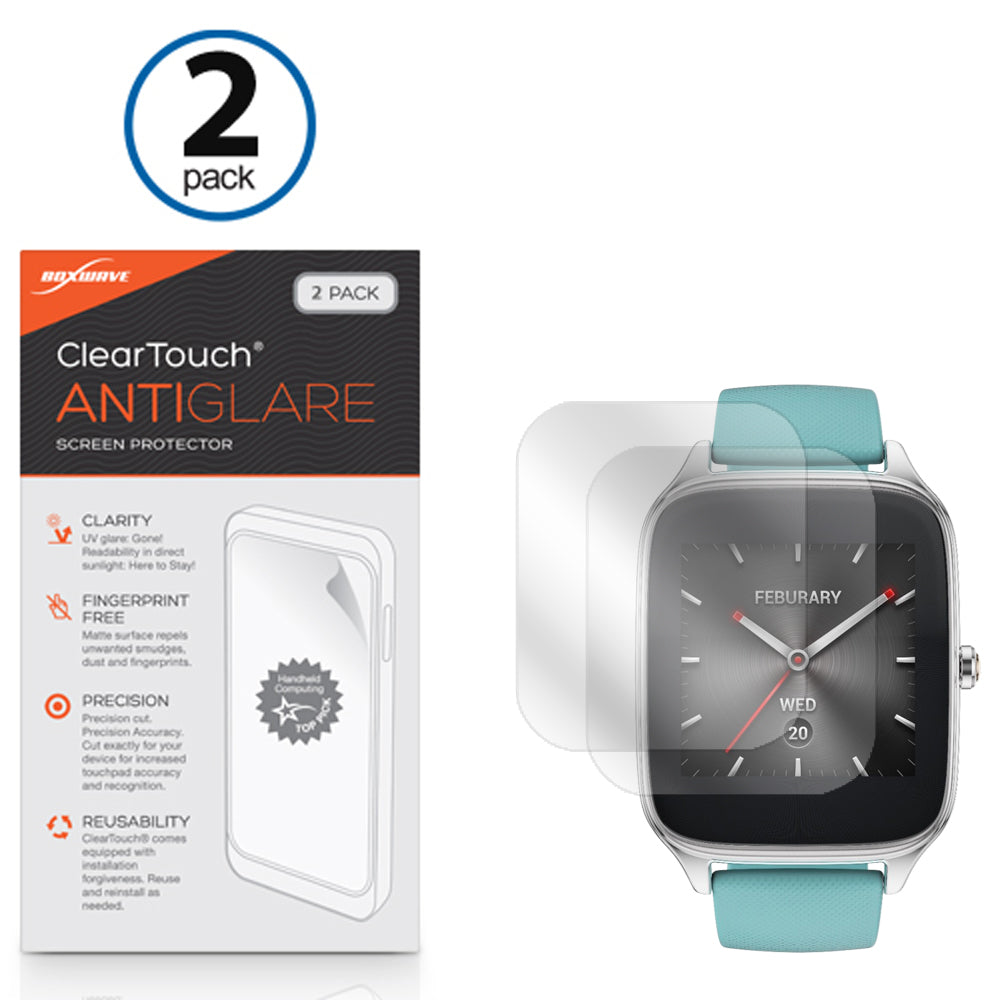 ClearTouch Anti-Glare (2-Pack) - Asus ZenWatch 2 (WI501Q) 1.63" Screen Protector