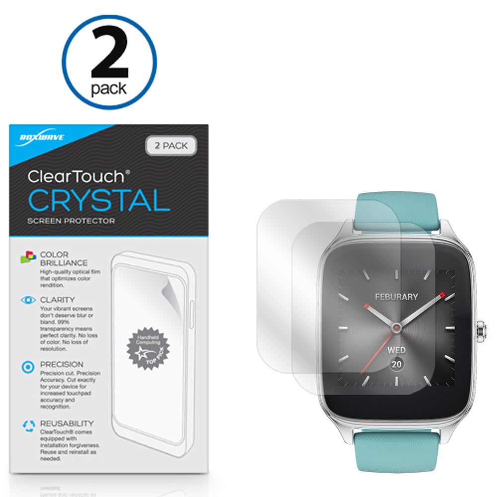 ClearTouch Crystal (2-Pack) - Asus ZenWatch 2 (WI501Q) 1.63" Screen Protector