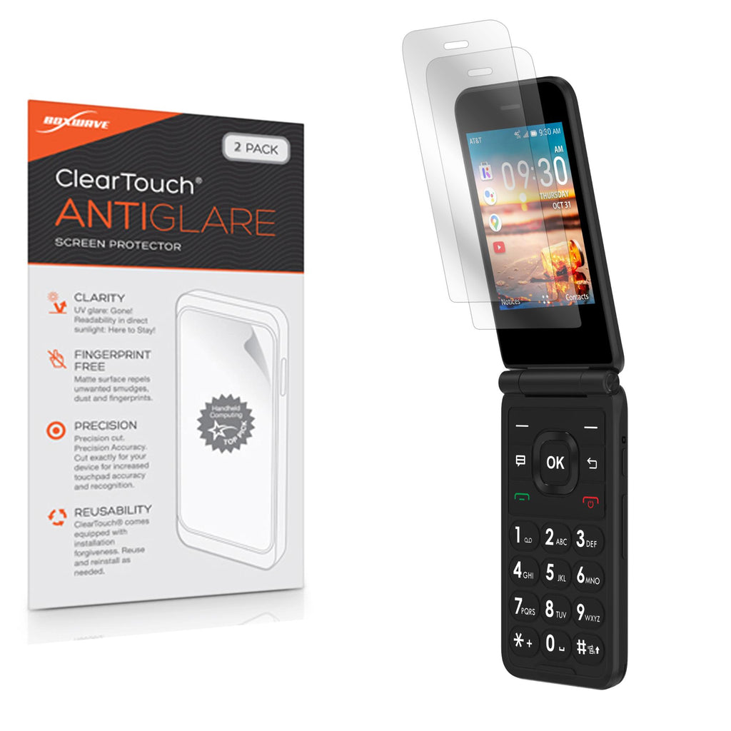 ClearTouch Anti-Glare (2-Pack) - AT&T Cingular Flip IV Screen Protector
