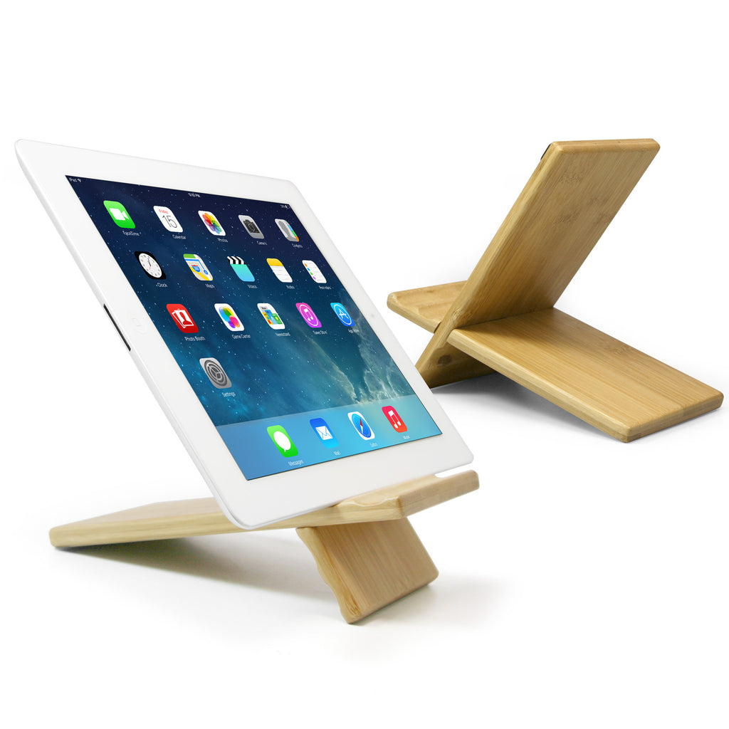Bamboo Panel Stand - Large - ECTACO jetBook Stand and Mount