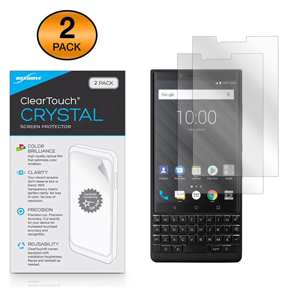 ClearTouch Crystal (2-Pack) - BlackBerry Key2 Screen Protector