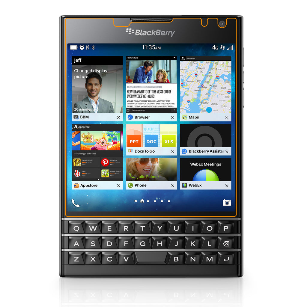 ClearTouch Crystal (2-Pack) - BlackBerry Passport Screen Protector