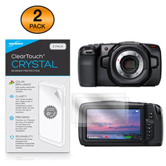 ClearTouch Crystal (2-Pack) - Blackmagic Pocket Cinema Camera 4K Screen Protector