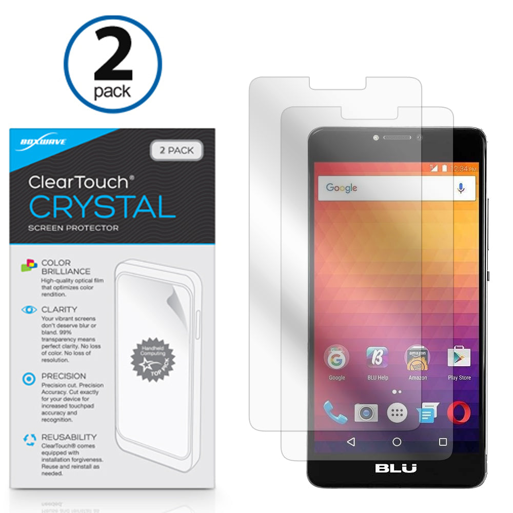 ClearTouch Crystal (2-Pack) - BLU R1 Plus Screen Protector