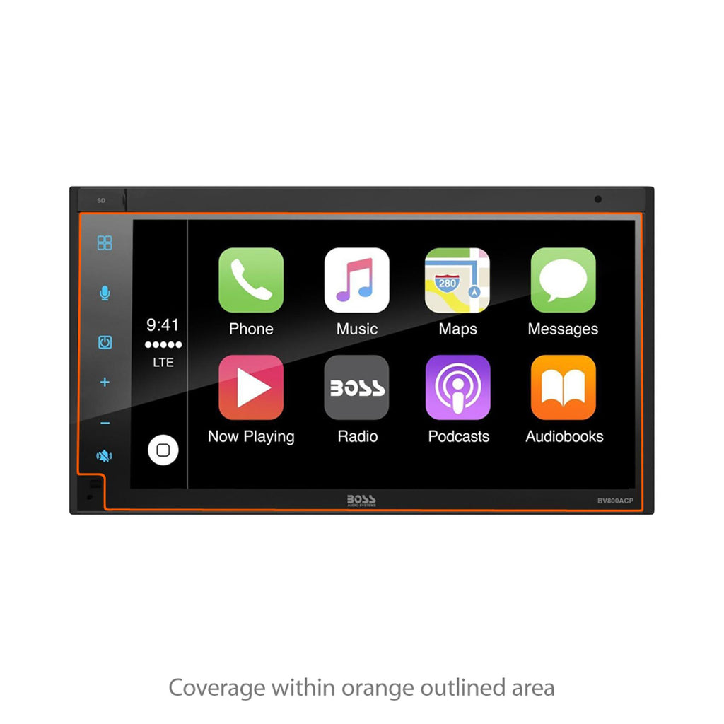 ClearTouch Crystal (2-Pack) - BOSS Audio BV800ACP Screen Protector