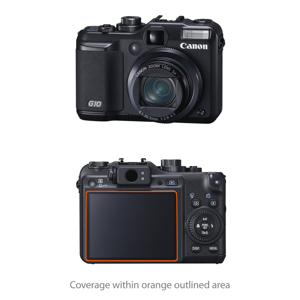 ClearTouch Crystal (2-Pack) - Canon PowerShot G10 Screen Protector