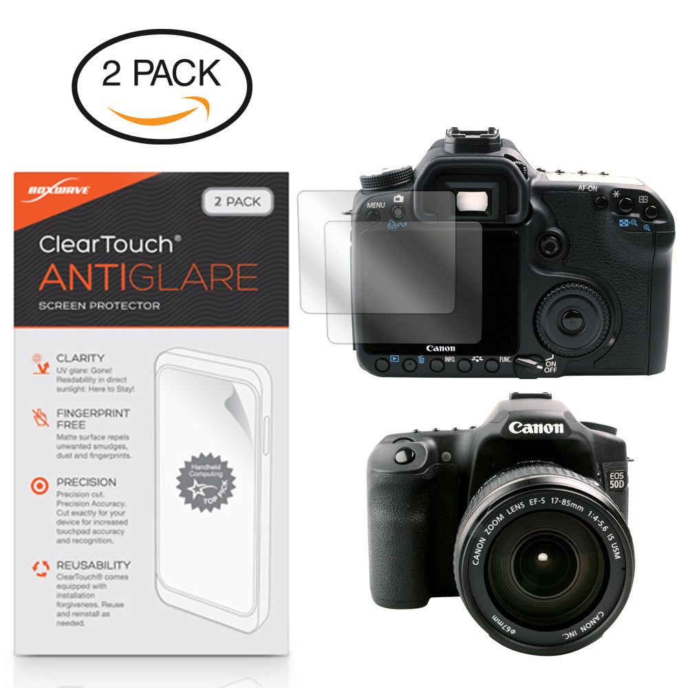 ClearTouch Anti-Glare (2-Pack) - Canon EOS 50D Screen Protector